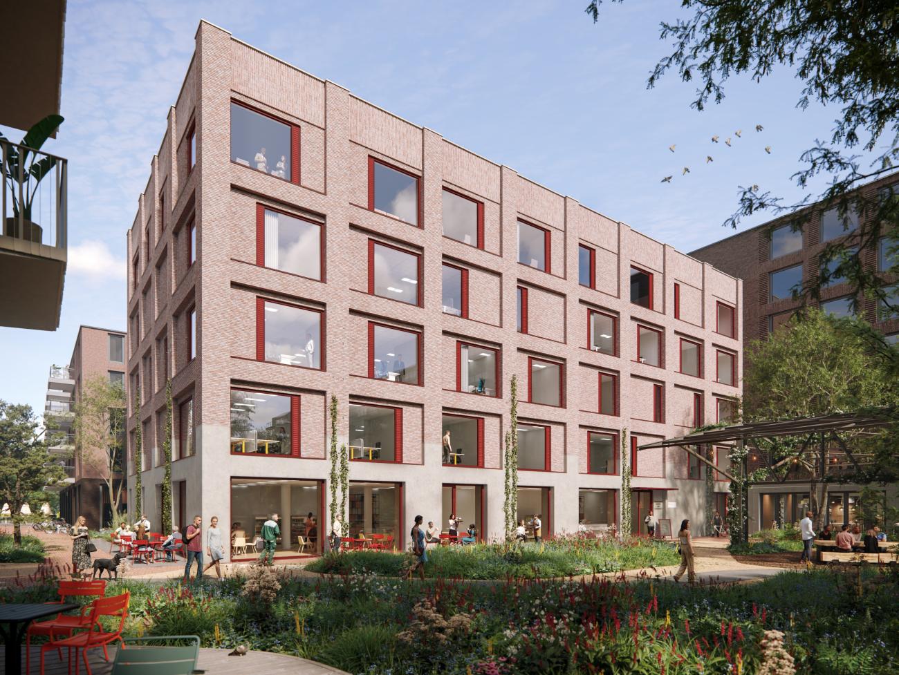 Voorlopige impressie van het nieuwe gebouw van de Veiligheidsregio