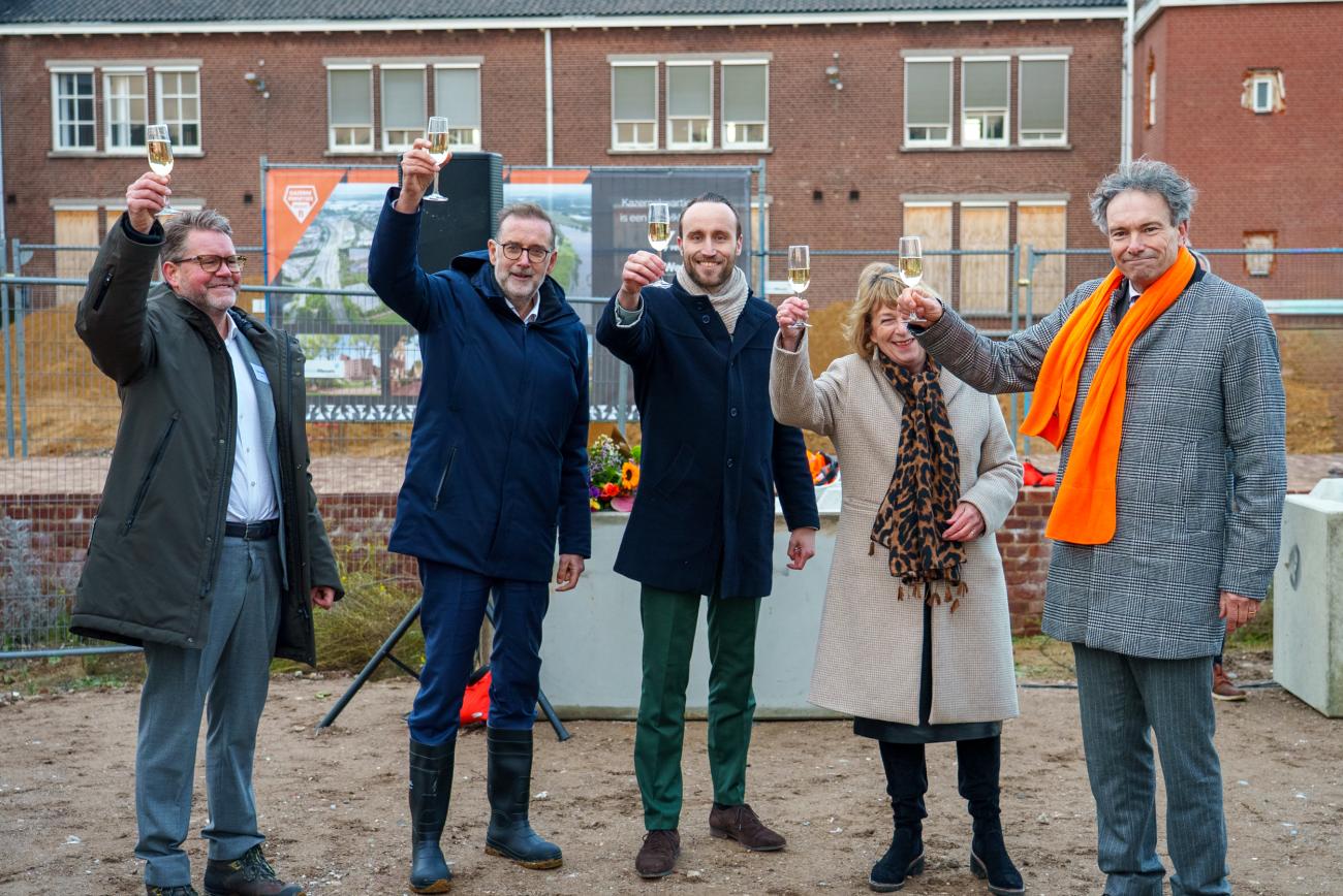 Proostmoment start bouw kazernekwartier