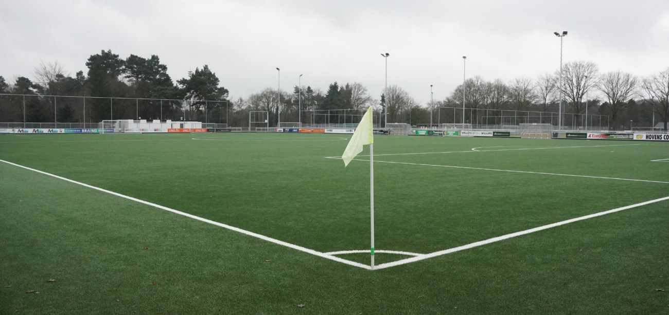 Voetbalveld op sportpark Herungerberg