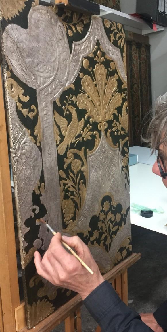 Goudleer in het stadhuis