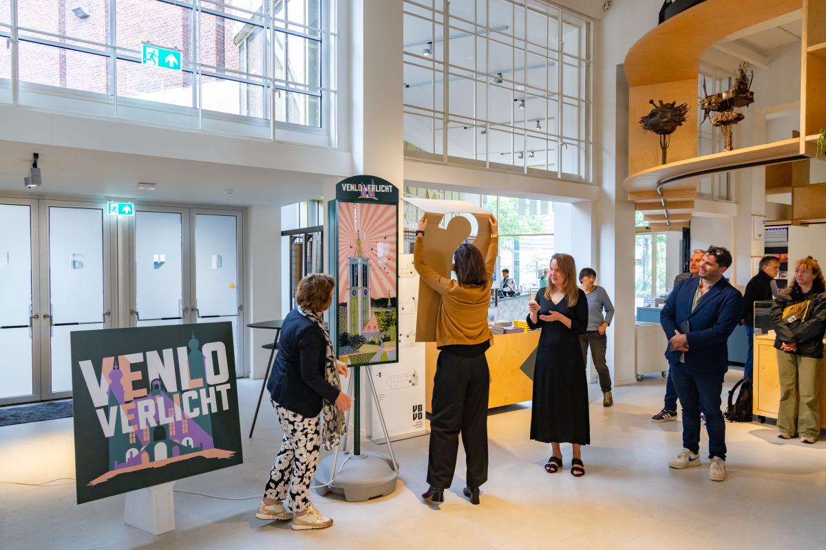 VenloVerlicht: een openluchttentoonstelling tijdens expositie Evert Thielen