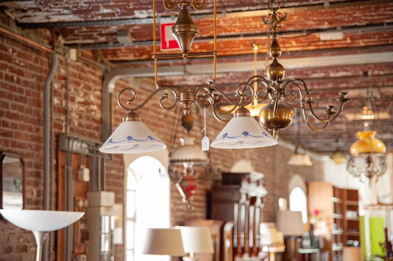 Oude hanglamp te koop als tweedehands