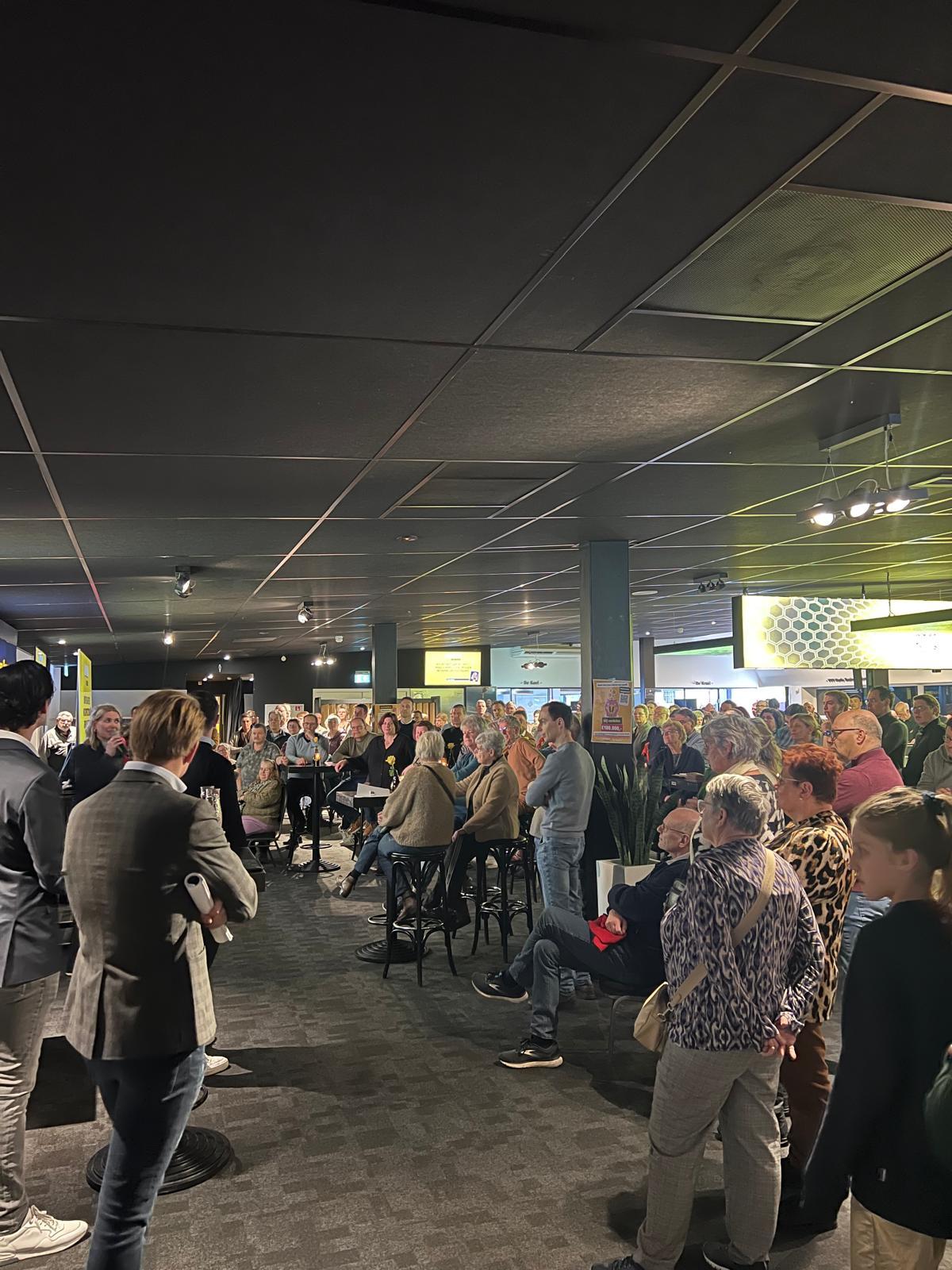 Opkomst tijdens Dappre bijeenkomst 