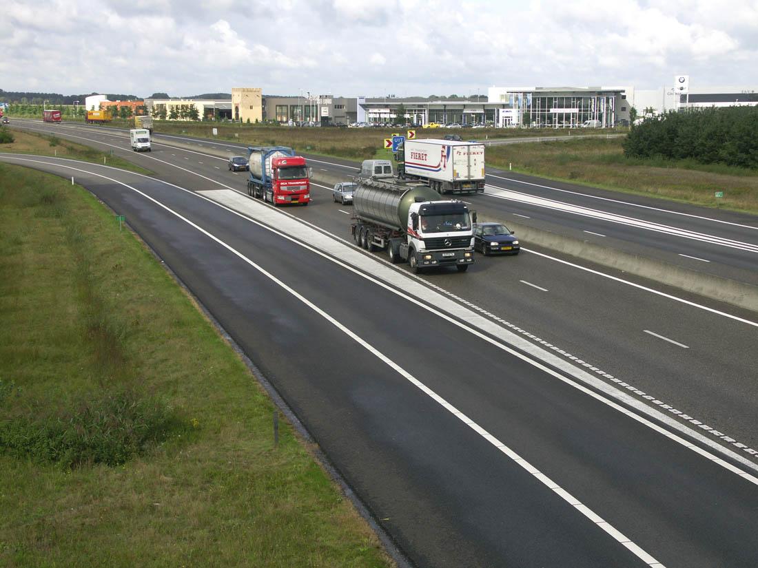 Verkeer op de A67 