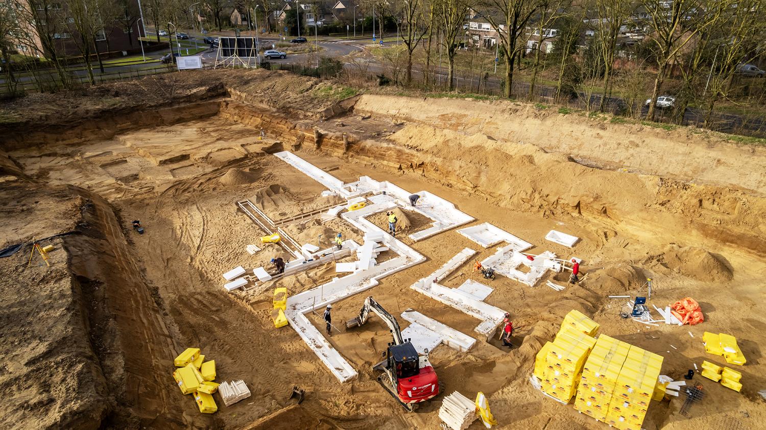 Nieuw zwembad impressie