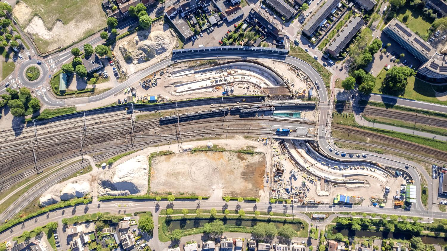 Drone foto werkzaamheden Vierpaardjes 