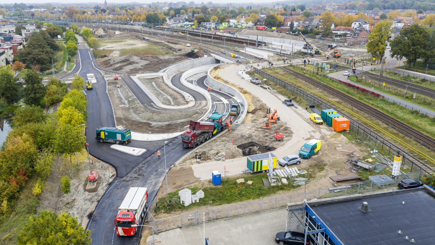 Laatste werkzaamheden bij de Vierpaardjes