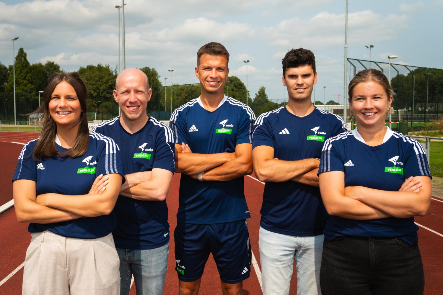 Team Venlo.fit op de atletiekbaan