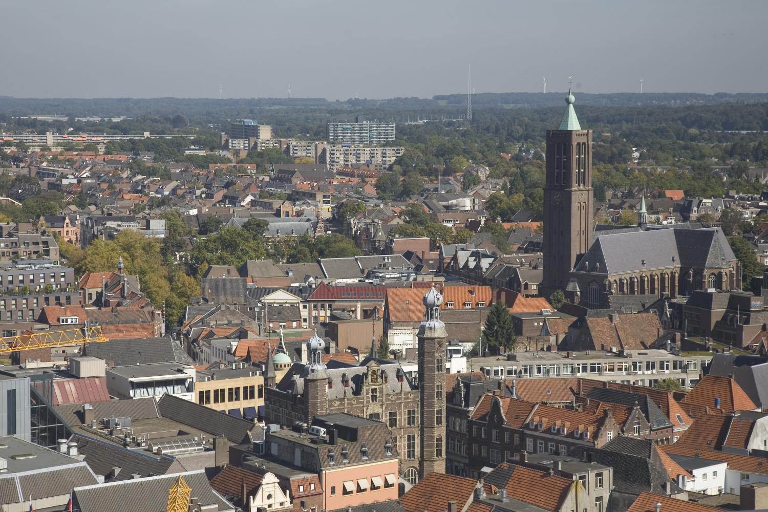 Venlo centrum van boven