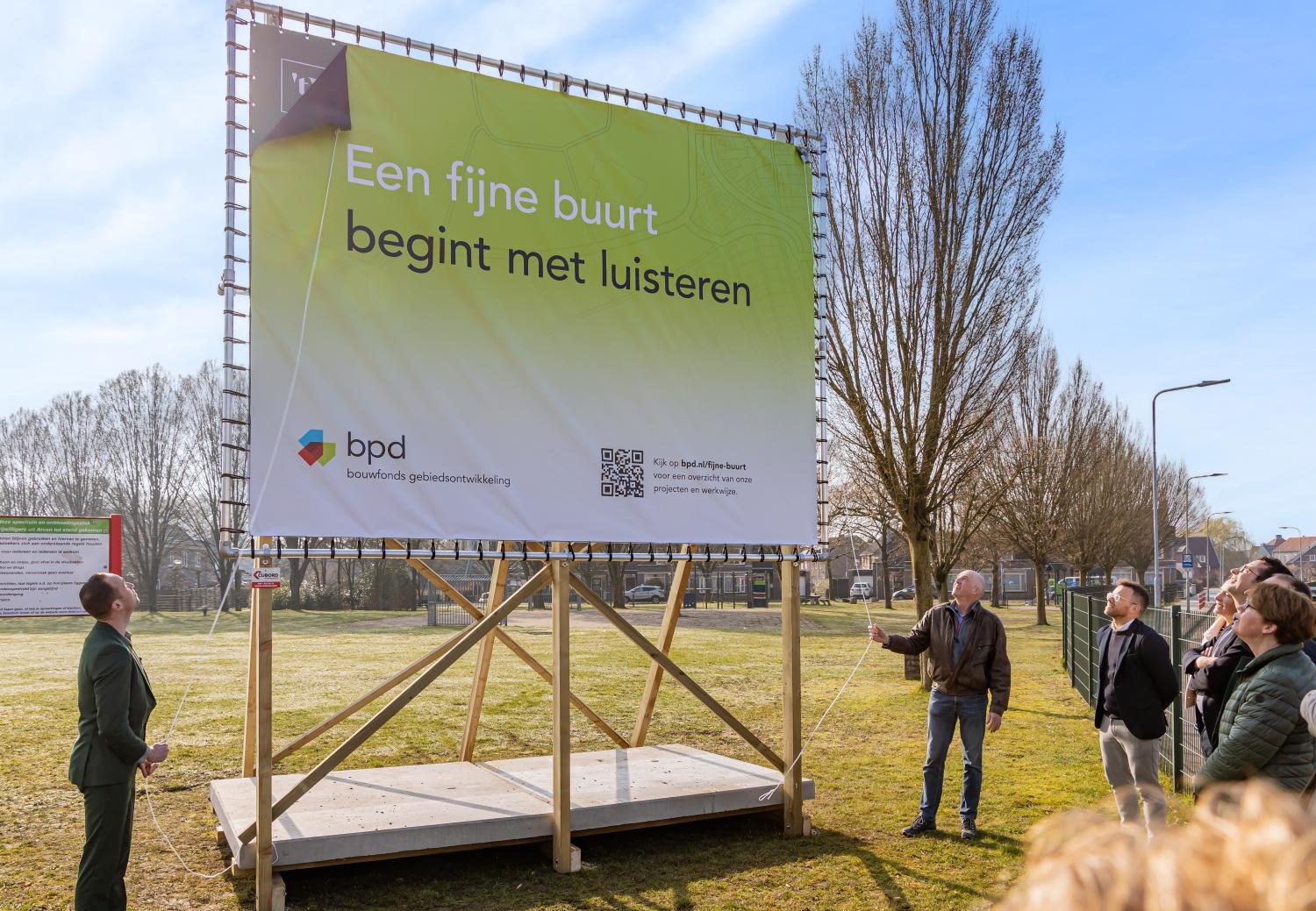 Onthulling Bouwbord Arcen 't Veldje
