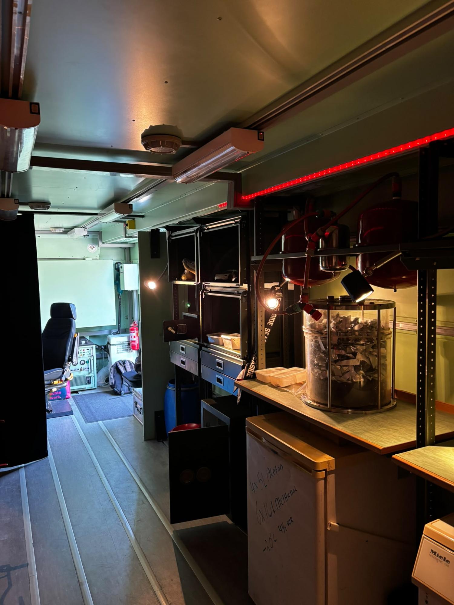de binnenkant van een escaperoom