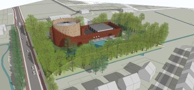eerste schets energiecentrale