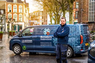 Elektrische bestelbus van Reinders Koel- en Aircotechniek