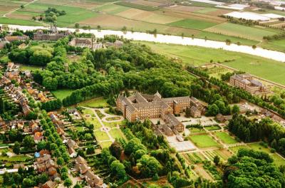 Luchtfoto kloosterdorp Steyl